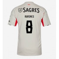 Maglia Calcio Benfica Fredrik Aursnes #8 Seconda Divisa 2025-26 Manica Corta